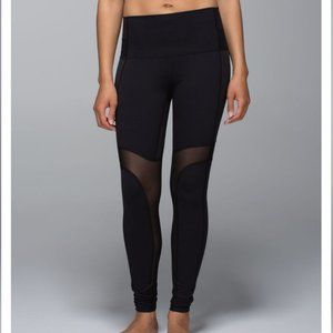 Lululemon Breathe Easy Mesh Panel Leggings